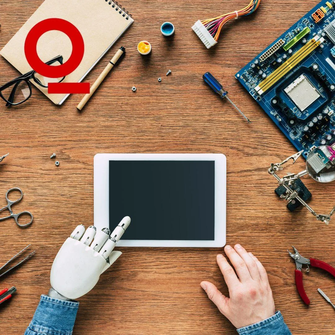 Quantum's in-house device fabrication bench.